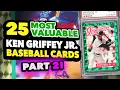 Top 25 Ken Griffey Jr Mid-Tier Baseball Cards Recently sold Worth Money