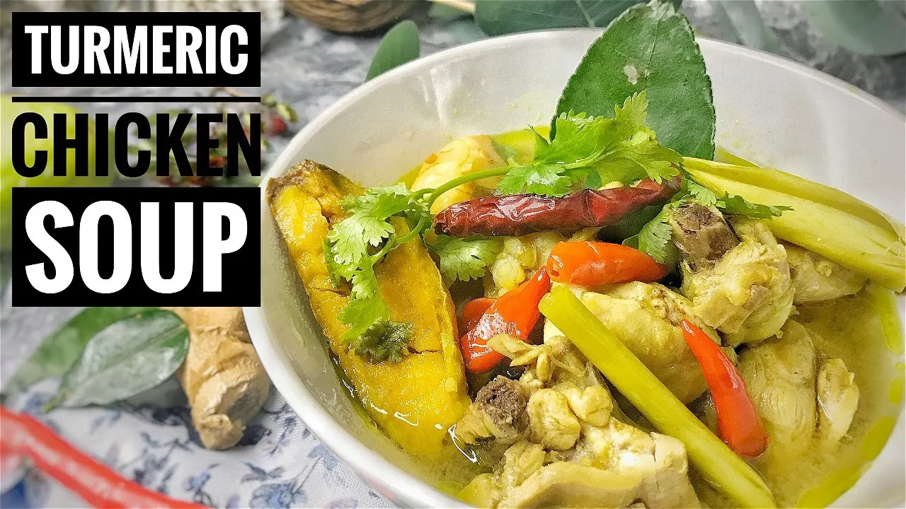 Turmeric Chicken Soup Recipe (Gai Tom Kamin)   Thai Girl in the Kitchen