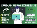 Create a Todo CRUD API in Node js Express MongoDB