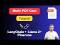 Chat with Multiple PDFs using Llama 2 Pinecone and LangChain Free LLMs and Embeddings