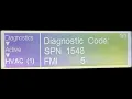 SPN 1548 FMI 5 HVAC Duct Temperature - Current below normal or open circuit