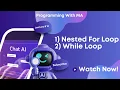 Learn Python Nested For Loop While Loop Iteration in Detail Urdu Hindi