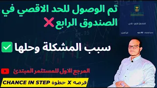 تم الوصول للحد الاقصي في الصندوق الرابع سبب المشكلة وحلها افضل بديل للصندوق الرابع 