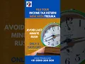 Download Lagu LAST 2 DAYS TO FILE #ITR