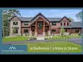 Ultimate Pocono Mountain Group Rental Tour the New Grand Lodge Retreat with Indoor Pool Game Room