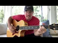 Fingerpicking “Breaking Up Was Easy in the 90’s” by Sam Hunt