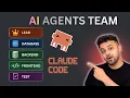 I Built an App with 5 AI Agents Claude Code Agent Teams