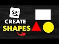 How to Insert a Rectangle Shape in CapCut - How to Make Shape in CapCut PC