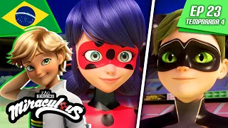 🇧🇷 MIRACULOUS | 🐞 KURO NEKO 🐾 | Episódio completo ▶️ Temporada 4 Ep 23 | BRASIL 🇧🇷
