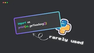 10 Useful Yet Rarely Used Python OS Function You Should Know