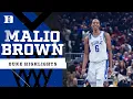 Best of Maliq Brown - Duke Highlights