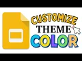 Customize Theme Colors in Google Slides Theme Builder