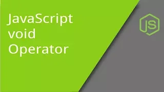 JavaScript void Operator