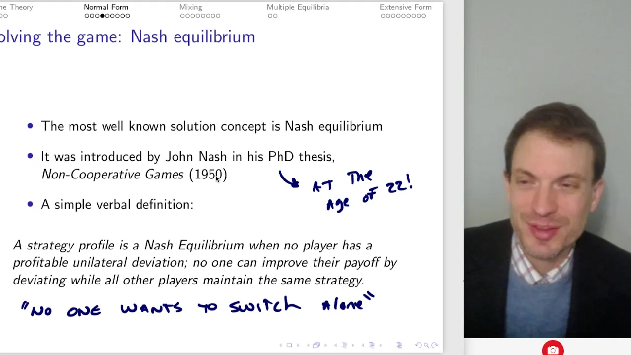 Intermediate Micro Lecture: Game Theory