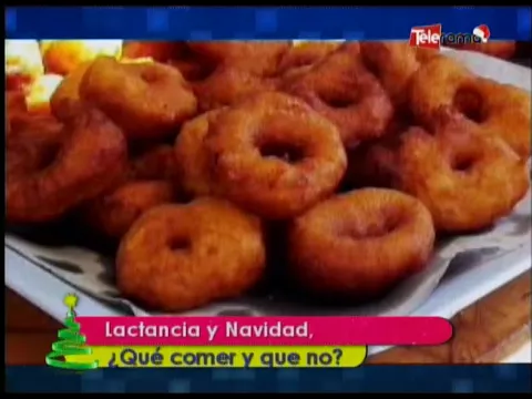 Lactancia y Navidad ¿Qué comer y que no?