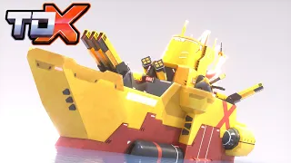 Tower Defense X golden warship real