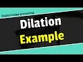Dilation in digital image processing in Bangla image processing Bangla tutorial