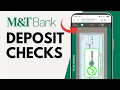 How to Deposit Checks with M T Mobile Banking