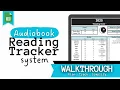 Audiobook Reading Tracker 2026 Edition Google Sheets Listening Journal Walkthrough