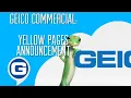 GEICO Commercial - Yellow Pages Announcement 📣🦎 (2010)