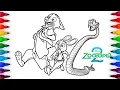 DISNEY Zootopia 2 Coloring Pages How to Color Gary De Snake Nick Wilde Judy Hopps NCS Music