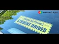 Be Confident and Stay Safe on the Road with Student Driver Stickers for Learner Drivers