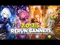 DONT MISS RERUN BANNERS 7 0 - 7 5 ROADMAP SAVE NOW Genshin Impact