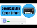 How To Download Driver For Any Epson Printer - Windows PC MAC