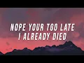 Download Lagu wifiskeleton - nope your too late i already died (Lyrics)