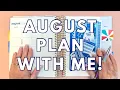 August set up in my Erin Condren LifePlanner