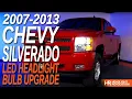 The BEST LED Headlights For The 07-13 Silverado Headlight Revolution