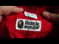 2017 Bathing Ape BAPE x Champion USA Red Color Camo Sweat Shorts Unboxing