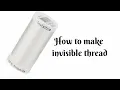 invisible thread for magic Handy gami