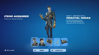 FIRST Midas Skin to Have This NEW FEATURE!? (Fractal Midas Skin - Fortnite Review)
