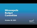 Lagu October 20, 2025 Budget Committee