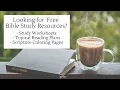 Free Printable Bible Study Resources