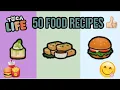 50 recetas de comida en Toca Life Comida en Toca Boca Recetas de comida Ideas de comida