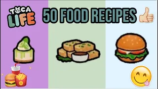 50 recetas de comida en Toca Life Comida en Toca Boca Recetas de comida Ideas de comida