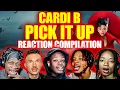 Download Lagu Cardi B - Pick It Up - feat. Selena Gomez | REACTION COMPILATION