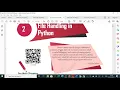 2 FILE HANDLING IN PYTHON DATA FILE HANDLING CLASS 12 COMPUTER SCIENCE PYTHON TEXT FILE