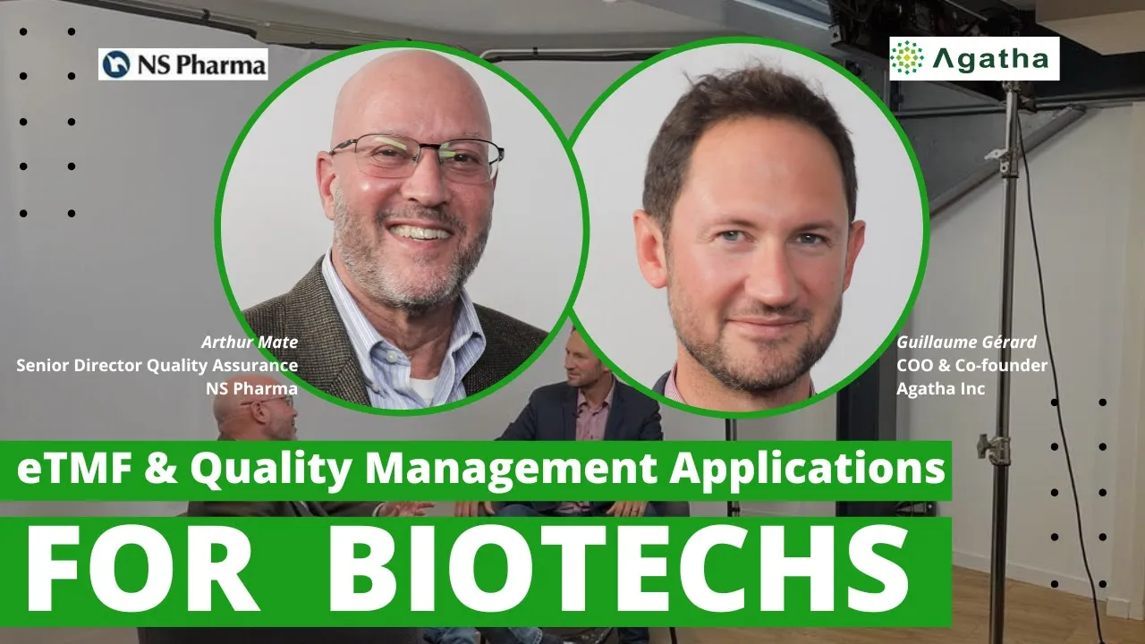eTMF software and quality management software for biotechs ( Life sciences ) - Case study NS Pharma