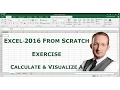 Excel 2016 from Scratch Exercise - DAVERAGE and DSUM