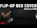 Hard Tri-Fold Flip Up Bed Cover Installation