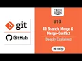 Git Branch Merge Merge Conflict Deeply Explained in Bangla Git GitHub Bangla Tutorial
