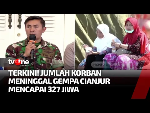 Korban Meninggal Gempa Cianjur  Tercatat Ada 327 Orang