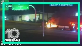 FHP 2 people dead 3 injured following fiery crash on I-4 in Tampa