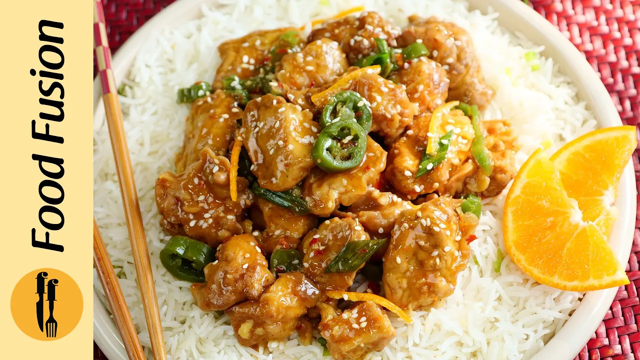 Jalapeno Orange Chicken Recipe by Food Fusion