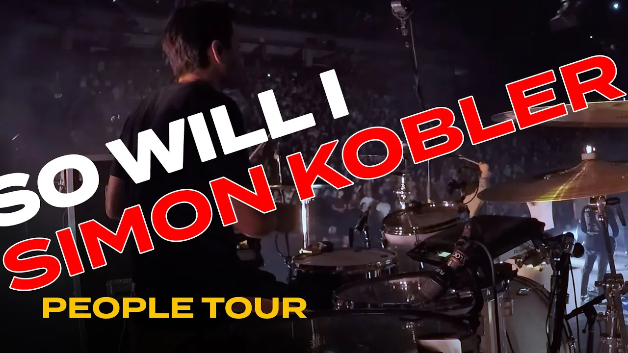 So Will I - Hillsong UNITED | Live Drums with Simon Kobler | The People Tour