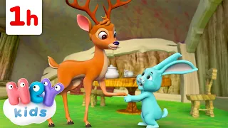 Dans Sa Maison Un Grand Cerf Chansons Avec Des Animaux Pour Enfants HeyKids En Français 