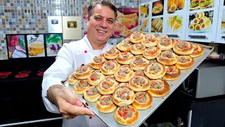 FIZ 50 SALGADOS COM APENAS 15 REAIS FÁCIL UMA DELÍCIA 